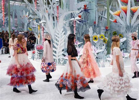 chanel runway flower house|Chanel fashion.